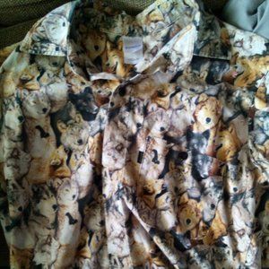 RipNDip Wolf Button Up Shirt